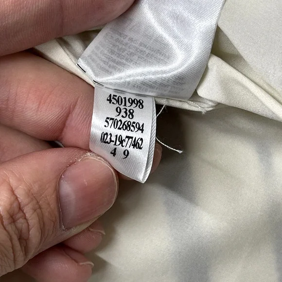 Chicos Open Front Cardigan Womens Size 3 16/18 Black White Striped Vintage - Picture 8 of 11